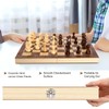 Chess Game, 3-in-1 Chess Board Wooden High-Quality Chess Lady Backgammon,