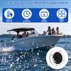Sthovd 3876-3 Boat Self-Bailing Cockpit Mounted Scupper Valve Kit,2-7/8 inch