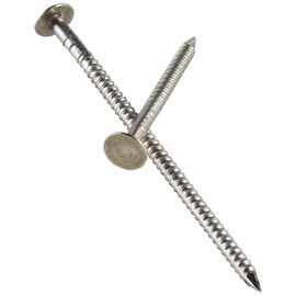 Simpson Strong Tie S611ARN1 6D Roofing Tile and Slating Nails 2-Inch and 11-Gauge, Ring Shank 304 Stainless Steel, 1-Pound, 136-Piece