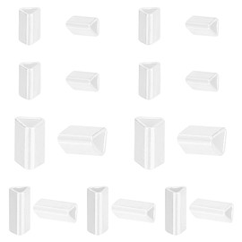 DELORIGIN 18pcs S925 Sterling Silver Crimp Beads Triangle Spacer Beads, 3 Styles Triangle Loose Spacer Beads for Jewelry Making, Crimp Tube Beads for DIY Jewelry Making Ornament Earring Bracelet