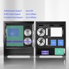 Raidmax i801 Tempered Glass Aqua View Case - Corner Structure-Free
