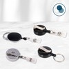 Europel 121281 121281 Black Retractable ID Badge Holder Badge Holder