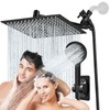 12 Inch Shower Head,High Pressure Rainfall Shower Head Combo with