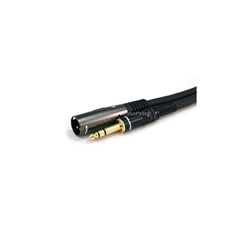 Monoprice Premier Series XLR - Cable Macho a TRS Macho