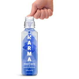 Karma Probiotic Water - 12 Pack, Blueberry Lemonade Drink - Immune & Gut Health Support