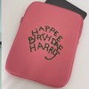 Tablet Sleeve Case Cute Stylish Pink Soft Cotton Cloth Shatterproof