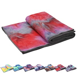 Yoga Towels, Non Slip Hot Yoga Towel Skidless Waffle Texture, 100% Absorbent Odourless Microfiber, Standard Sized 24 inchx72 inch Mat Towel,for Hot Yoga, Bikram, Pilates1