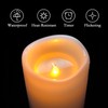 Homemory 8" x 4" Large Waterproof Outdoor Flameless Candles with