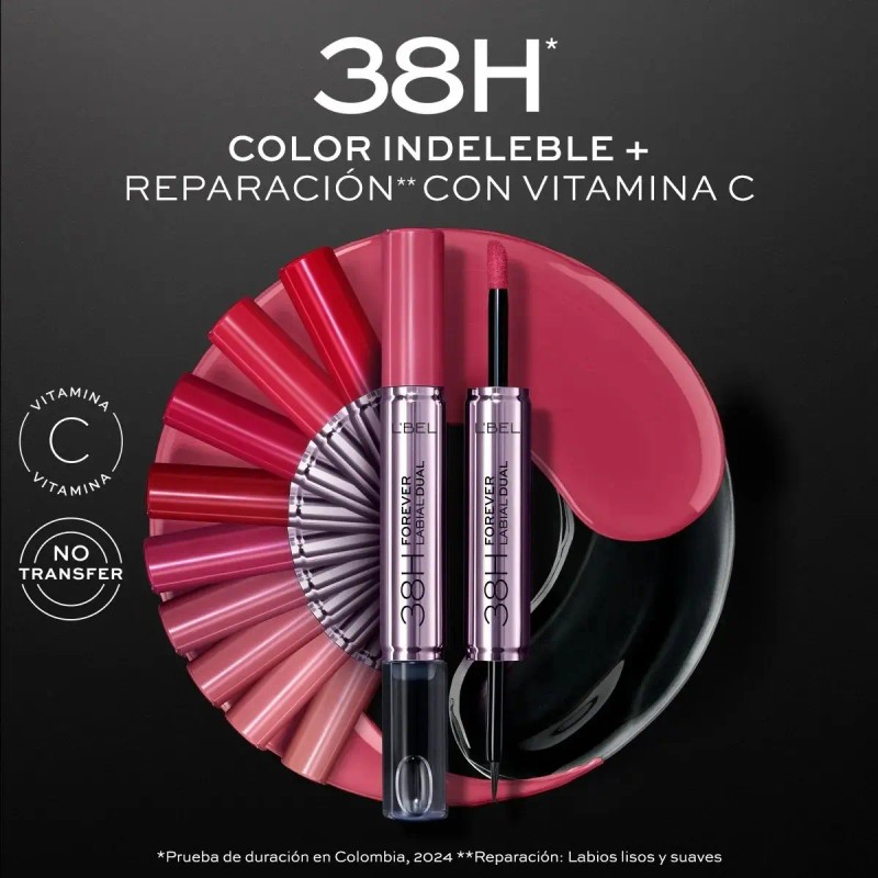 Labial Forever Dual No Transfiere Con Bálsamo Lbel