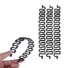 Ericotry 6 x Black Plastic French Hair Styling 7.5"