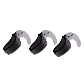 The Original Handy Safety Knife - 3-Pack - Utility Ring Knife for Finger with Sharp, Curved Blade - Ring Size 10 - Standard Blade - by Handy Twine Knife