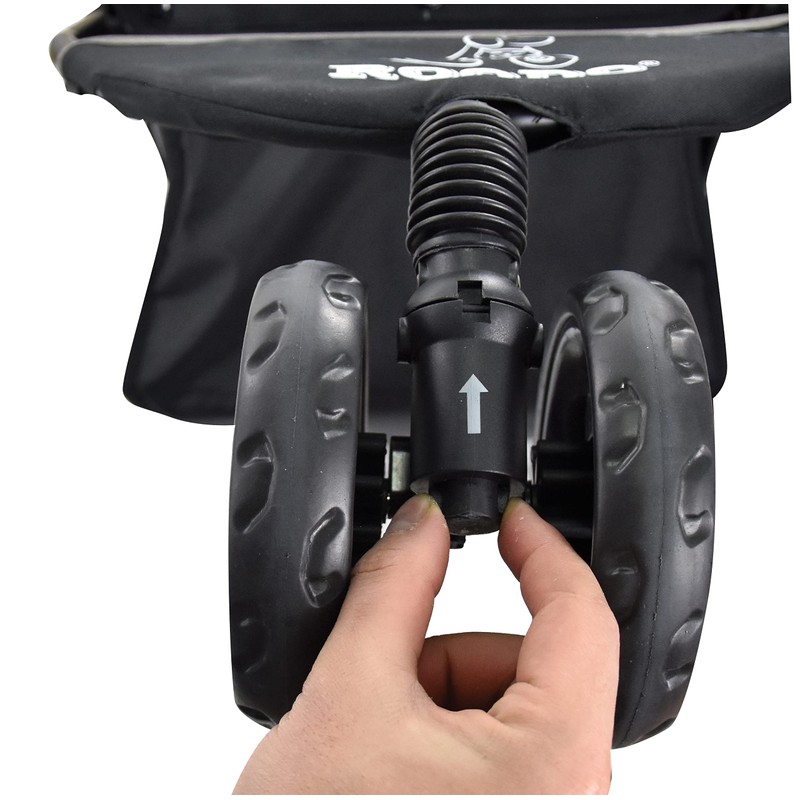 ROODO 3 Wheel Pet Stroller Dedicate Wheel Set,Original,Fast disassembly,Replacement and