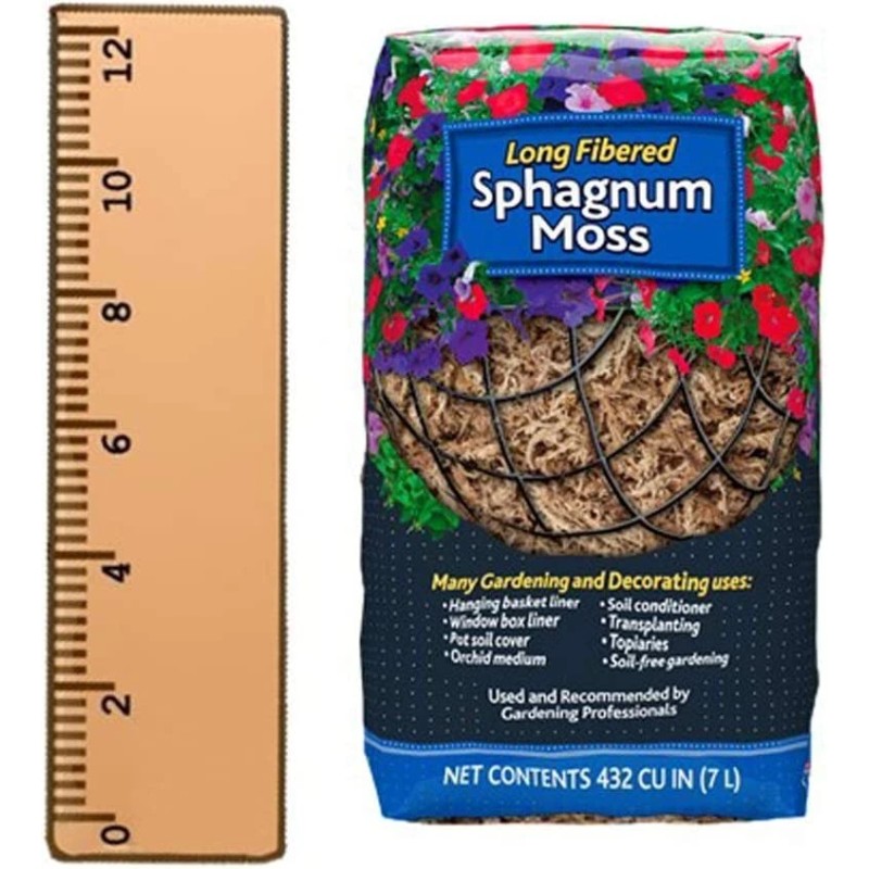Mosser Lee Sphagnum Peat Long Fibered Moss ORCHID Mosser Lee