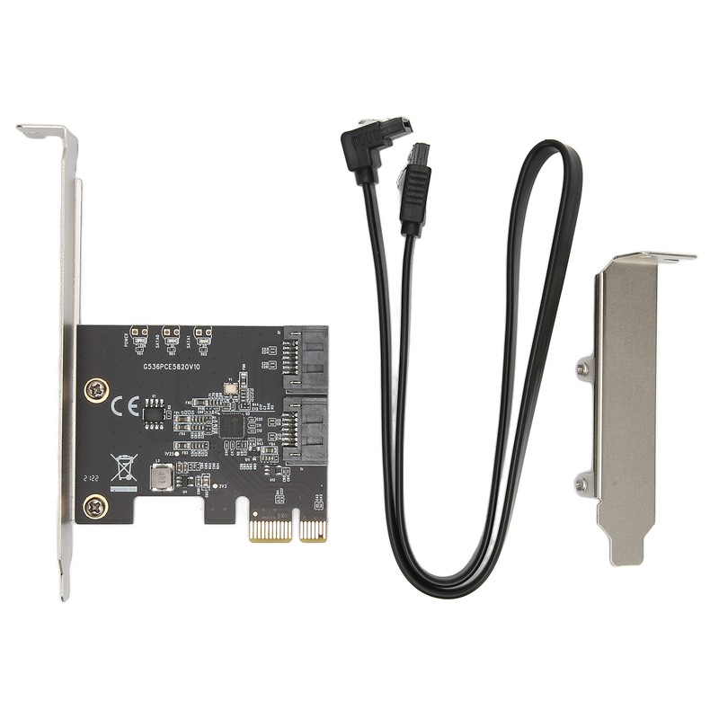 PCIE to SATA Expansion Card 6Gbps Stable Performance PCIE to
