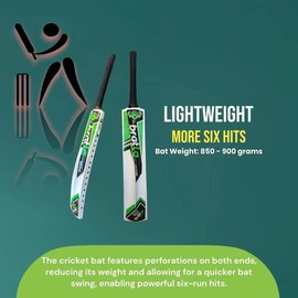 Bratla Legend Cricket Bat for Tape Tennis Ball Full Size Men