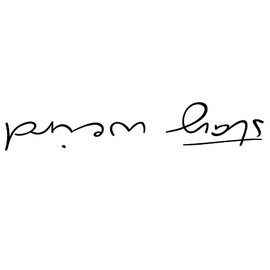 Funny Upside Down Stay Weird 6" Vinyl Sticker Car Decal (6" Black)