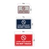 Signs ByLITA Classic Framed Look and Enjoy Do Not Touch