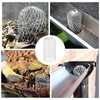 Gutter Guard, 6Pcs Gutter Screen Covers, Aluminum Gutter Downspout Guard