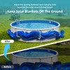POOL HELPER Adjustable Solar Cover Holder for Steel-Wall Above Ground