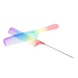 FOMIYES 2pcs Resin Barber Comb Hair Cutting Comb Hair Styling Accessory for Wet Dry Hair