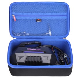 Mchoi Hard Travel Case Compatible with AstroAI Air Compressor Tire Inflator Portable Air Pump, Case Only, Blue