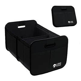 Car Trunk Organizer Storage SUV Foldable Cargo Storage Containers with 9 Pockets and Reinforced Handles, Non-Slip Bottom Collapsible Storage for Car, SUV, Sedans, Multi-Compartment…