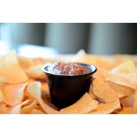 Daxwell Plastic Portion Cups, Polypropylene (PP), 5.5 oz, Black, E10004713 (Case of 2,500)