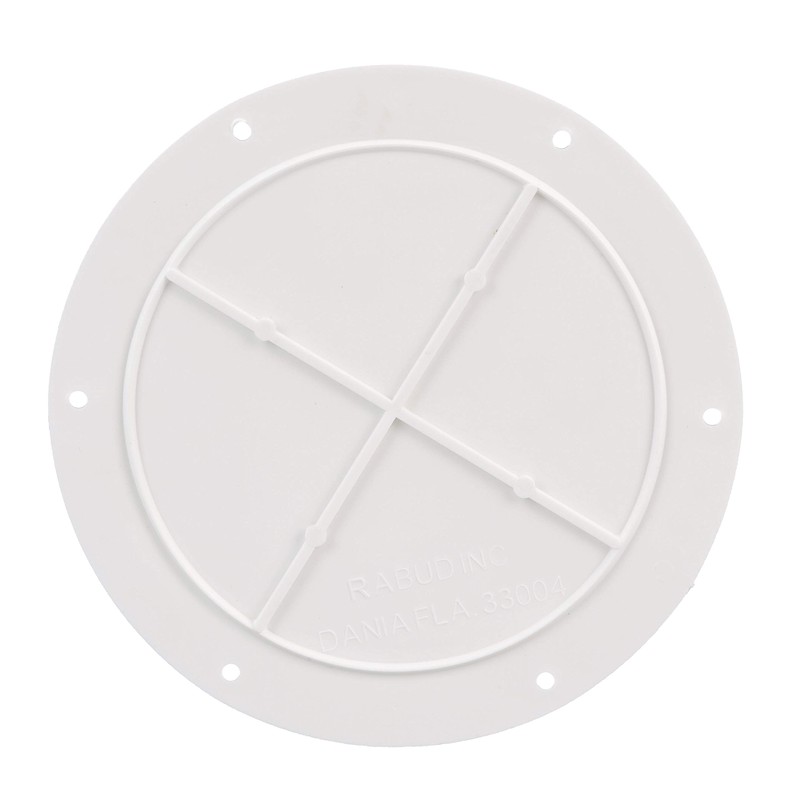 Seachoice Mounted Boat Plate Cover, Arctic White Finish, Up to