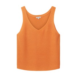 TOM TAILOR Ladies Knit Top, 26769 - Musk Melon