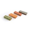 L LIKED 300 Assorted Flat Striped Coin Wrappers, 75 of