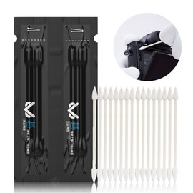 VSGO V-R01E Dust Free Cotton Buds with Paper Sticks, Vacuum Packed Microfiber Swabs, Compatible for Camera Cleaning, Electronics Cleaning, Keyboards, Crafts, Printer Cleaning etc