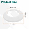 sourcing map Escutcheon Plate, 1Pcs 43mm - Fit 1.66" Outer
