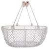 Traditional Wire Fruit, Flower & Vegetable Basket Trug 38cm x