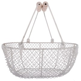 Traditional Wire Fruit, Flower & Vegetable Basket Trug 38cm x 27cm