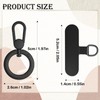AIQIUQIU Phone Tether Tabs, Cell Phone lanyard Pad Metal Ring