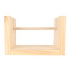 Horizontal Yarn Holder 20cm Spindle Length Increase Speed DIY Wooden