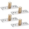 M METERXITY 4-Pack Roller Guide Sliding, 5.5mm/0.22" Dia Sliding Floor