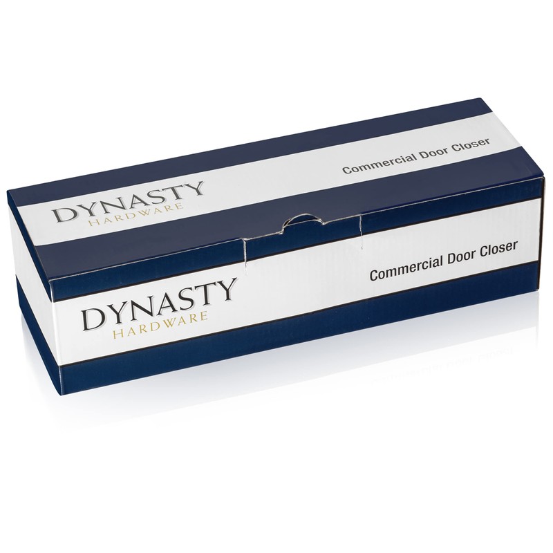 Dynasty Hardware Door Closer, Commercial Hydraulic Closer, Self-Closing, Spring Size