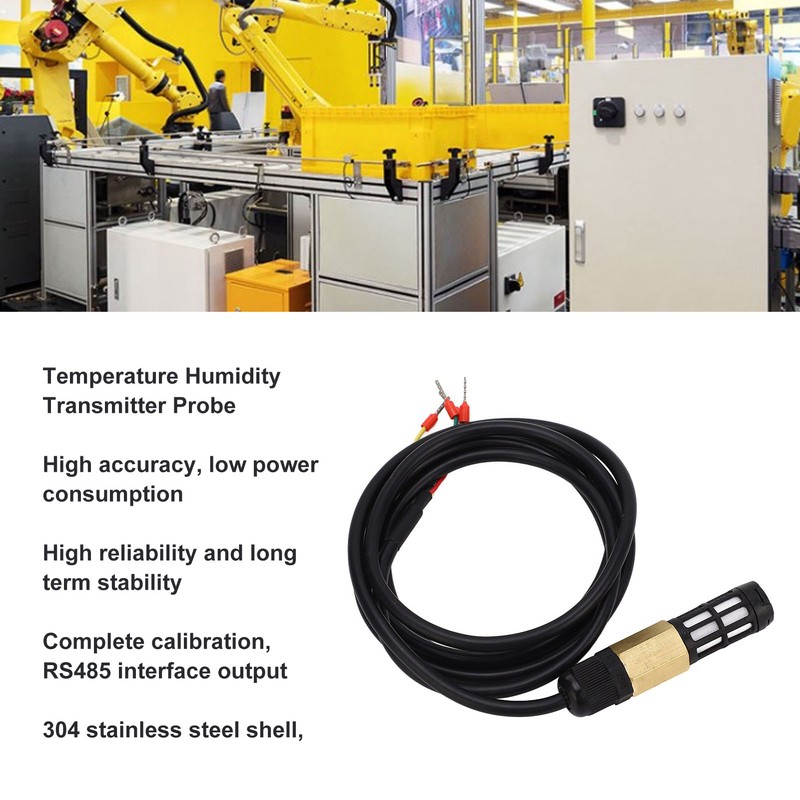 Temperature and Humidity Transmitter Stainless Steel High Accuracy Sensor Probe