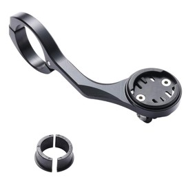 CNC Fahrradcomputer Halterung für Garmin，Vorbauhalterung für Garmin Edge 200, 500, 510, 800, 810, 1000,1030,Schwarz
