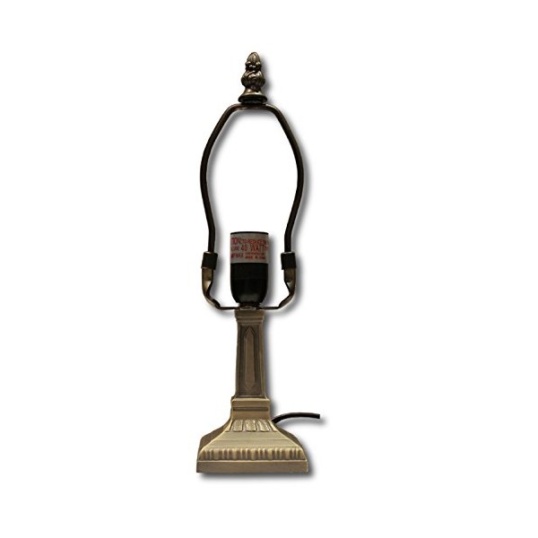 LMP-4-533 Art Nouveau 5" Prairie Style Metal Base for Lamps