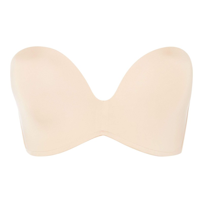 Wonderbra Women's Ultimate Strapless Everyday Bra, Beige, 32D