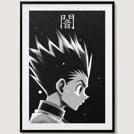 Hunter x Hunter Posters, Killua & Gon Poster - Room Decor Wall Decoration - Style: Gon, Size: 24x36