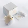 Cartoon Cute Bird Night Light Alarm Clock Silicone Touch USB