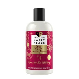 Find Your Happy Place Home for the Holidays Body Lotion Nutmeg & Sweet Cream, 10 oz