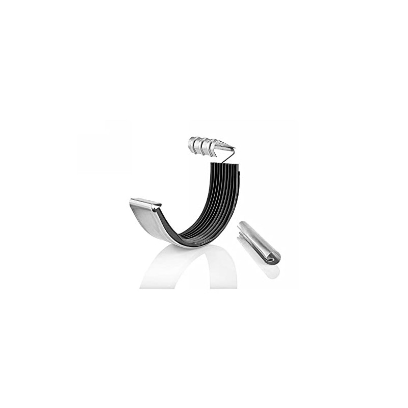 dachrinnen-shop.de 62261 Titanium Zinc Snap Gutter Connector Half Round RG280
