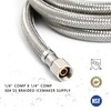 Premium Braided Stainless Steel Ice Maker Water Supply Hose -