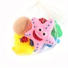 Random Cute Animal Design Bath Toy, 10pcs/set Random Color Soft