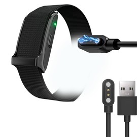 Compatible with Leafora Smart Health Wristband Charger, Magnetic Replacement Charger Compatible for Leafora H59 Smart Health Wristband (Black)