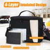 Oamwrae Insulated Lunch Bag, 8.6 L Leak-Proof Lunch Bag with